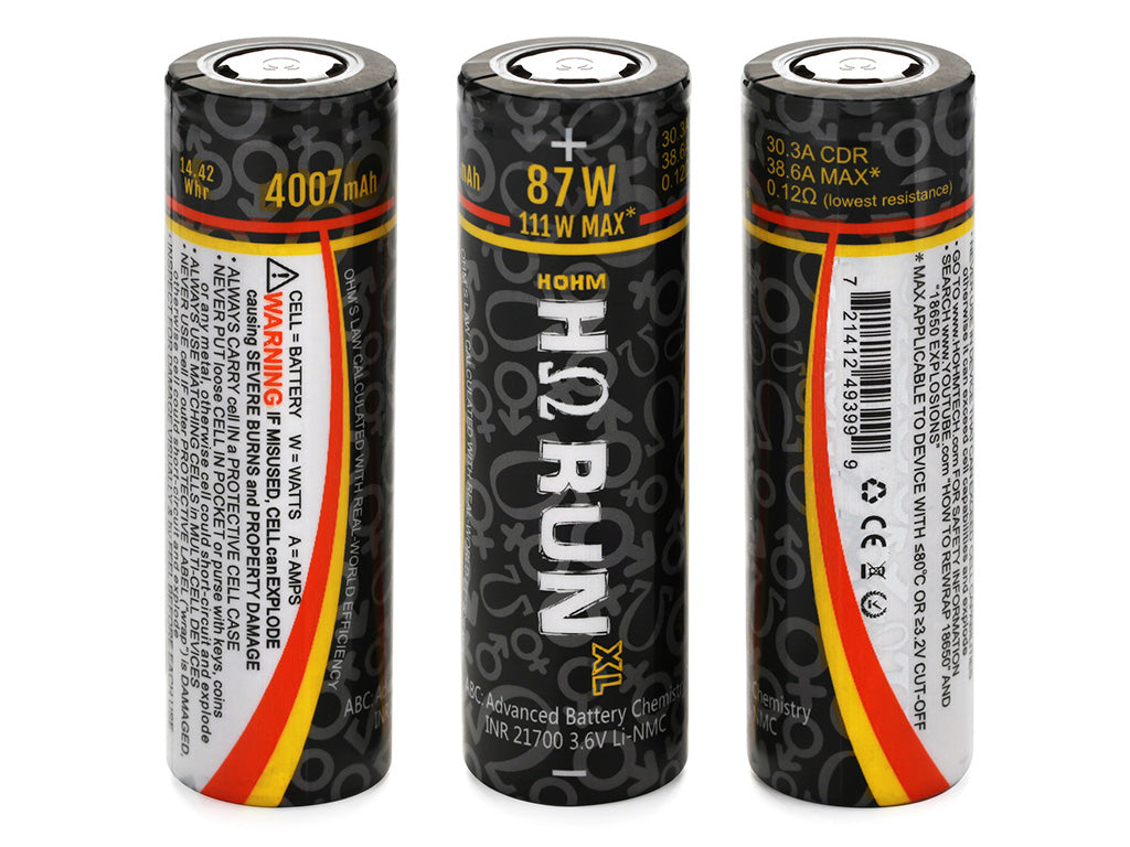 HohmTech 21700 RunXL 3,6V 4000mAh 30/38A