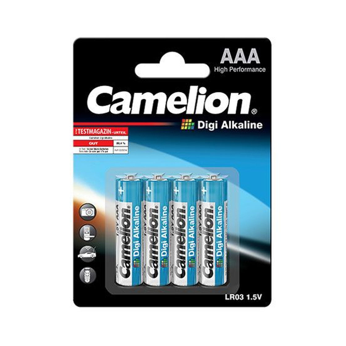 4 CAMELION Digi Alkaline R3 / AAA / Micro