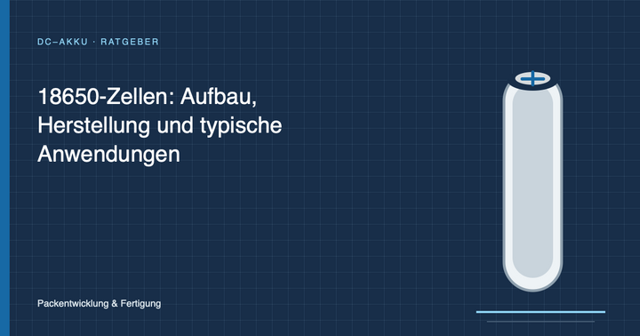 18650-Zellen: Aufbau, Herstellung und typische Anwendungen