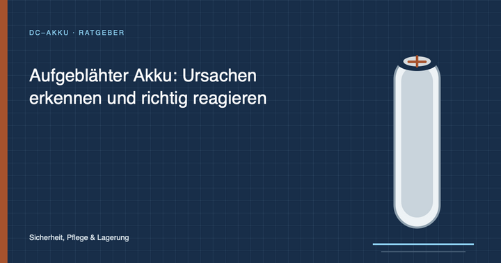 Aufgeblähter Akku: Ursachen erkennen und richtig reagieren