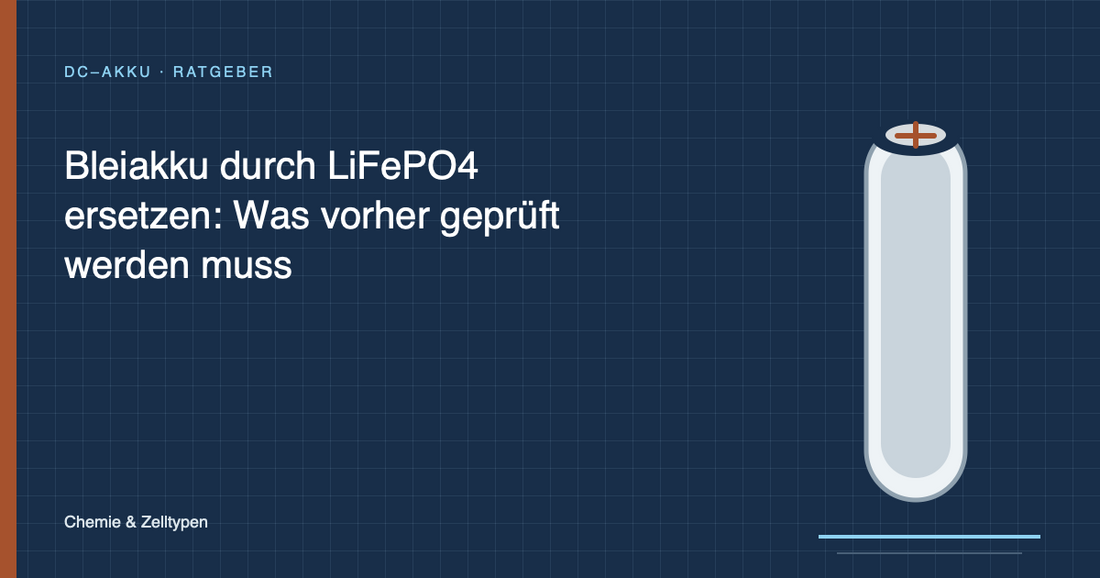 Bleiakku durch LiFePO4 ersetzen: Was vorher geprüft werden muss