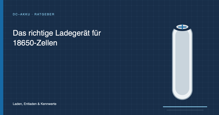 Das richtige Ladegerät für 18650-Zellen