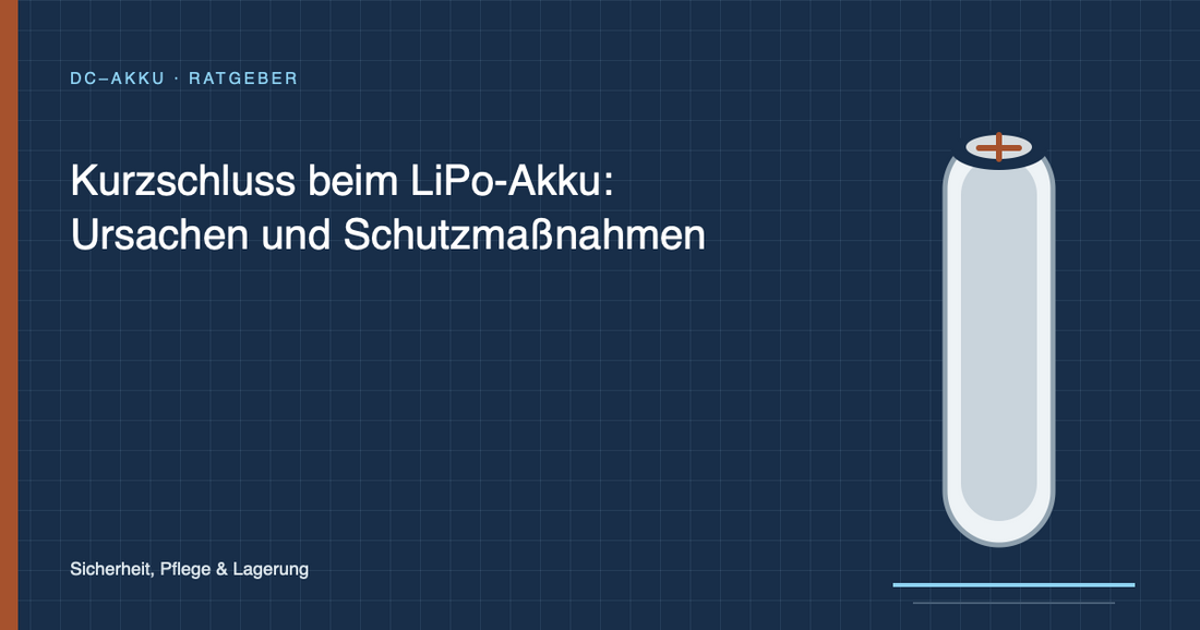 Kurzschluss beim LiPo-Akku: Ursachen und Schutzmaßnahmen