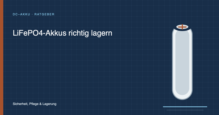 LiFePO4-Akkus richtig lagern