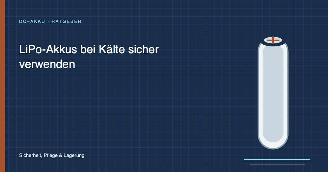LiPo-Akkus bei Kälte sicher verwenden