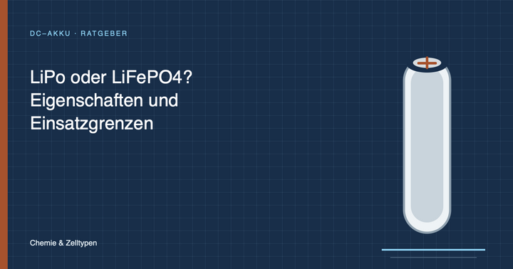 LiPo oder LiFePO4? Eigenschaften und Einsatzgrenzen