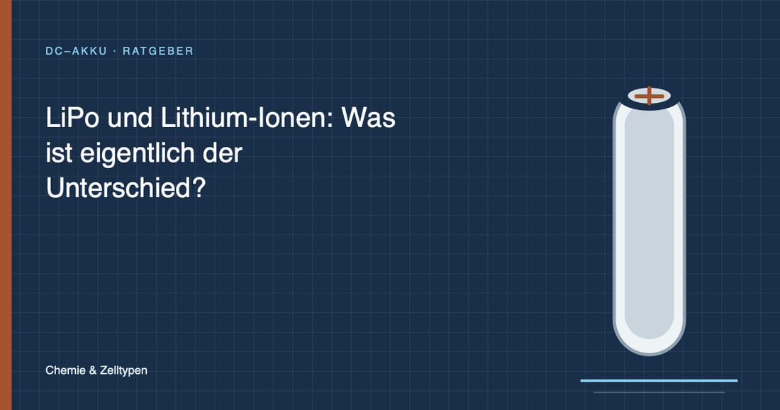 LiPo und Lithium-Ionen: Was ist eigentlich der Unterschied?