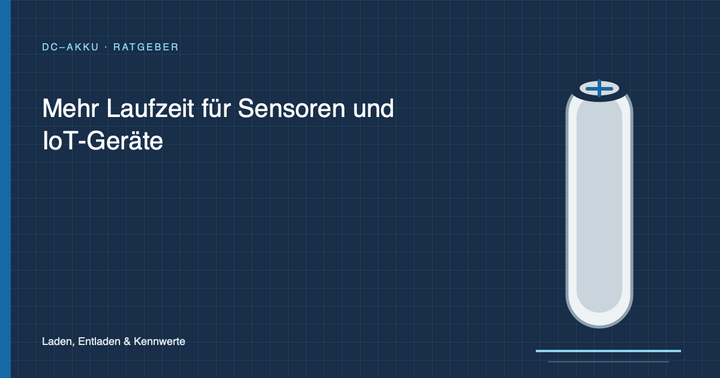 Mehr Laufzeit für Sensoren und IoT-Geräte
