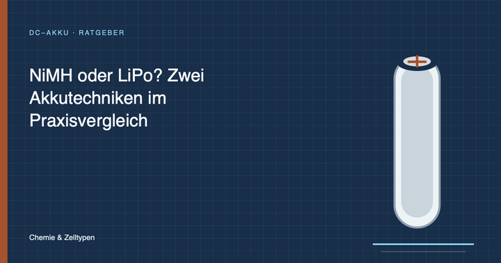 NiMH oder LiPo? Zwei Akkutechniken im Praxisvergleich