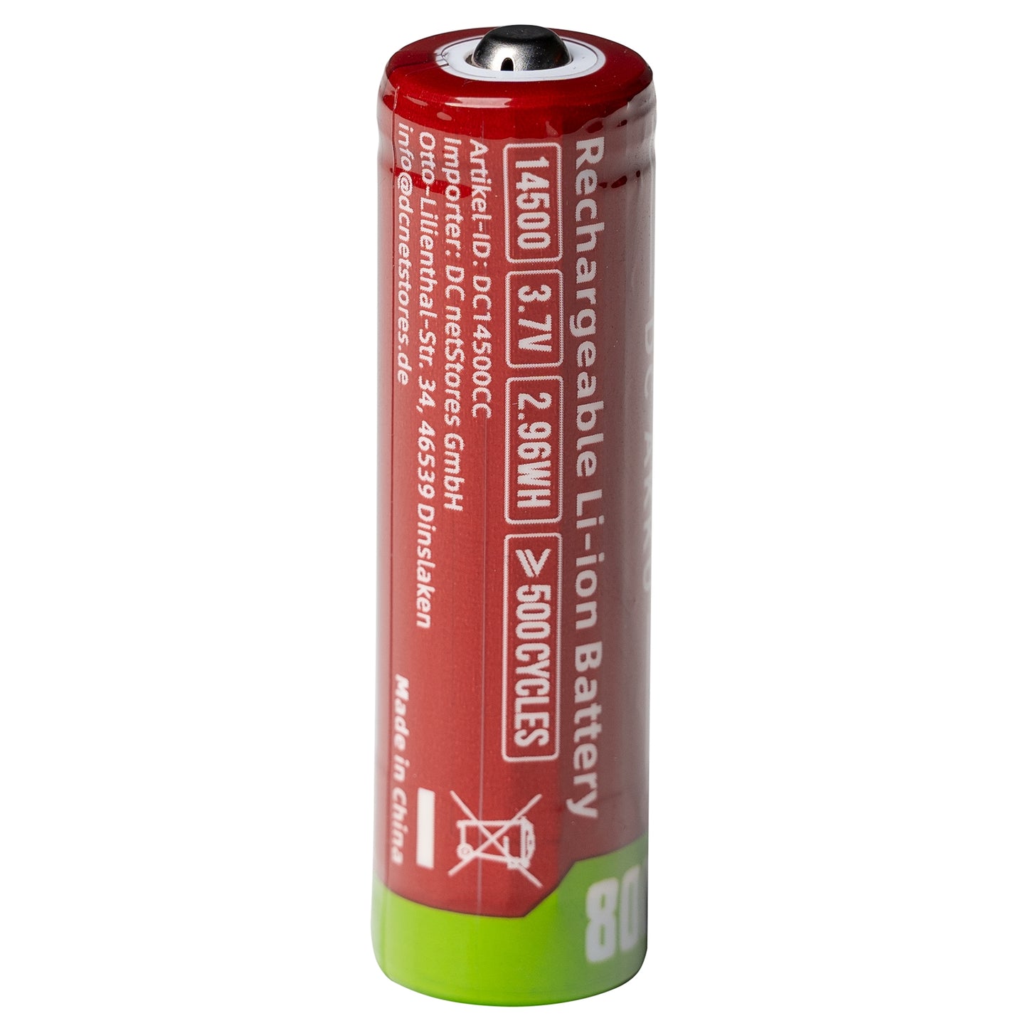 Ersatz für Sanyo UR14500AC 800mAh - 1A