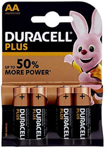 4 DURACELL Plus Alkaline R6 / AA / Mignon