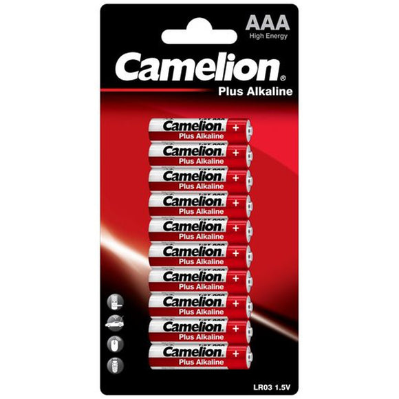 10 CAMELION Plus Alkaline R3 / AAA / Micro